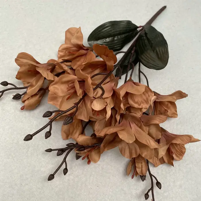 Bundle de fleurs artificielles de magnolia d'automne