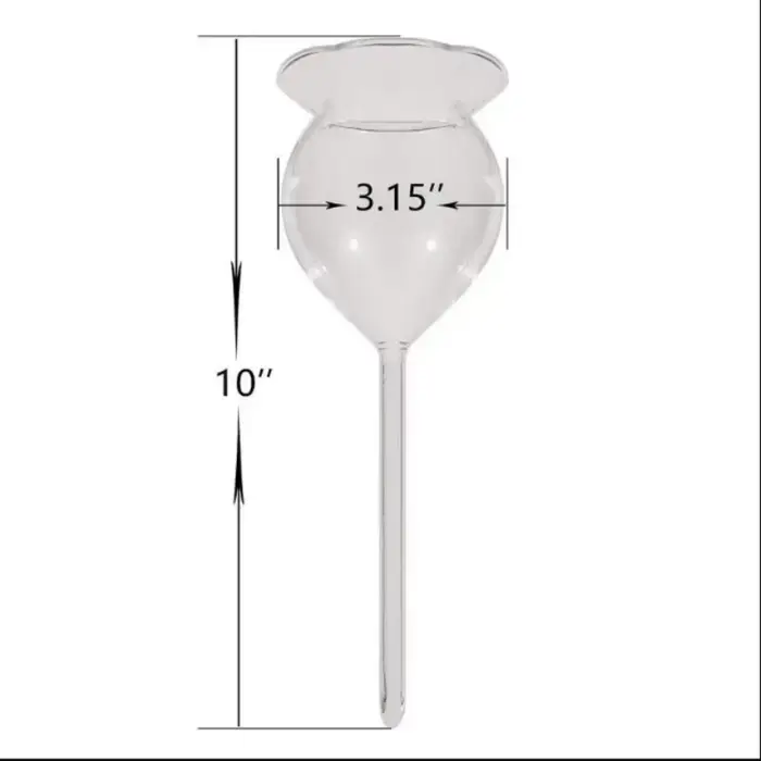 Dispositif d'arrosage automatique pour plantes, boule d'arrosage, pointe d'arrosage, verre transpare
