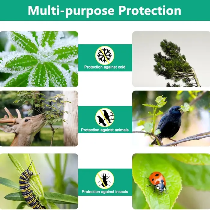 Housse de protection pour plantes d'hiver