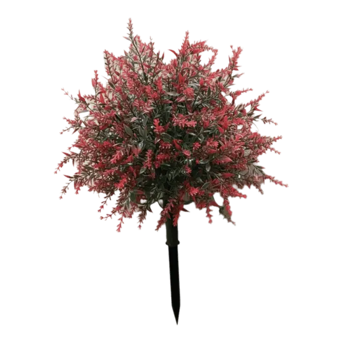 Piquet de lavande artificiel réaliste, aspect naturel, en plastique, fait main, protection UV, plant