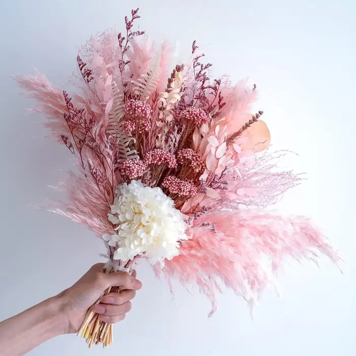 Bouquet bohème de pampas séchées moelleuses, fête de la ferme, décoration d'intérieur, Noël, mariage, anniversaire, Gand