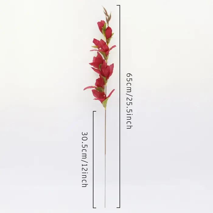 Décor de branche de fleur de glaïeul