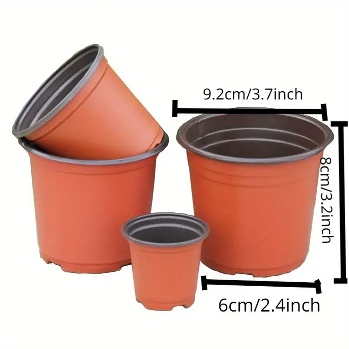 Paquet de 50 Pots de pépinière de style américain – Conteneurs polyvalents pour semis intérieurs/extérieurs