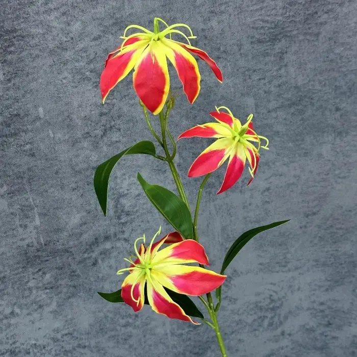 Simulation de lys PU, fausses fleurs