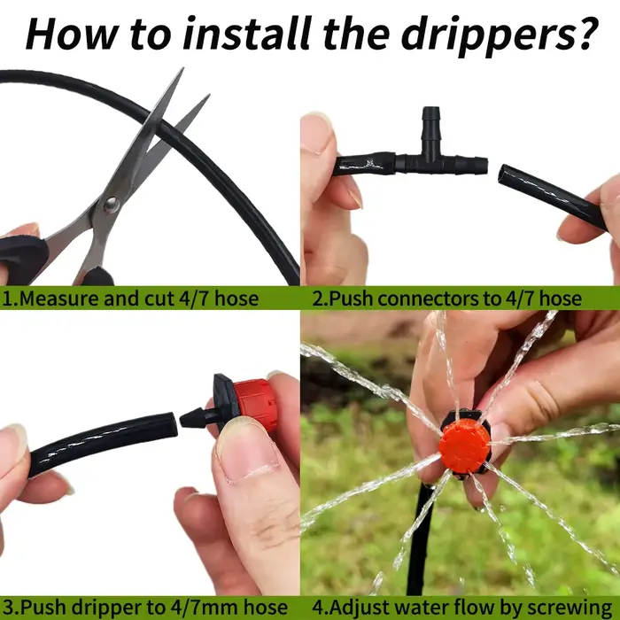OASIS 5M-25M bricolage système d'irrigation goutte à goutte arrosage automatique tuyau d'arrosage Mi