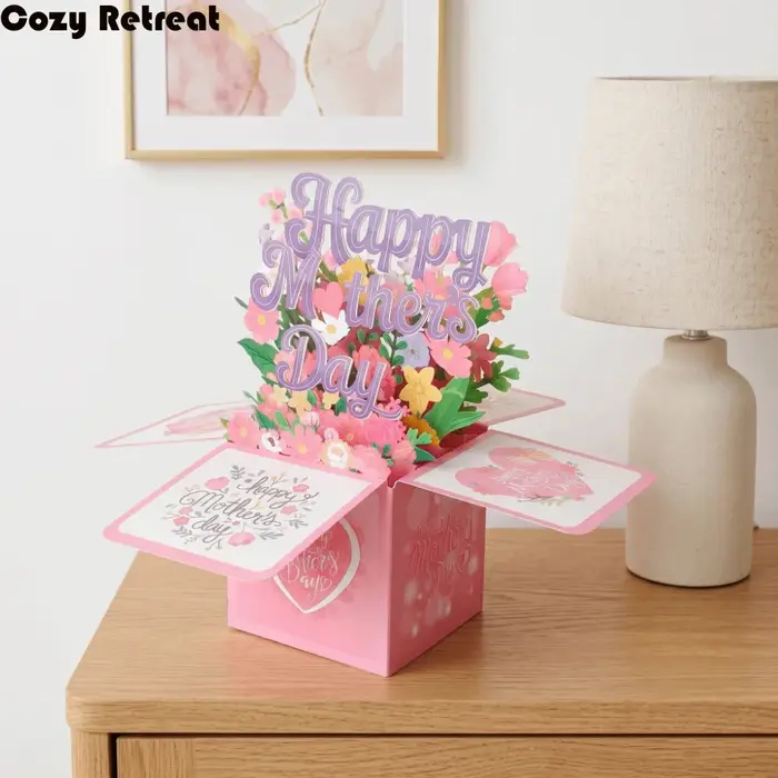 Cartes de Vœux Fête des Mères Bouquet Floral