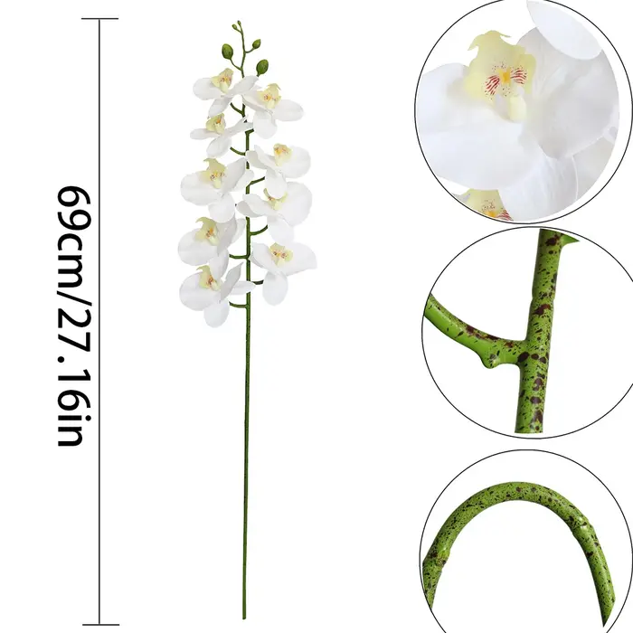 Branches de fleurs artificielles de Phalaenopsis