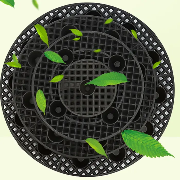 Pot de racine d'air de fleur en PVC