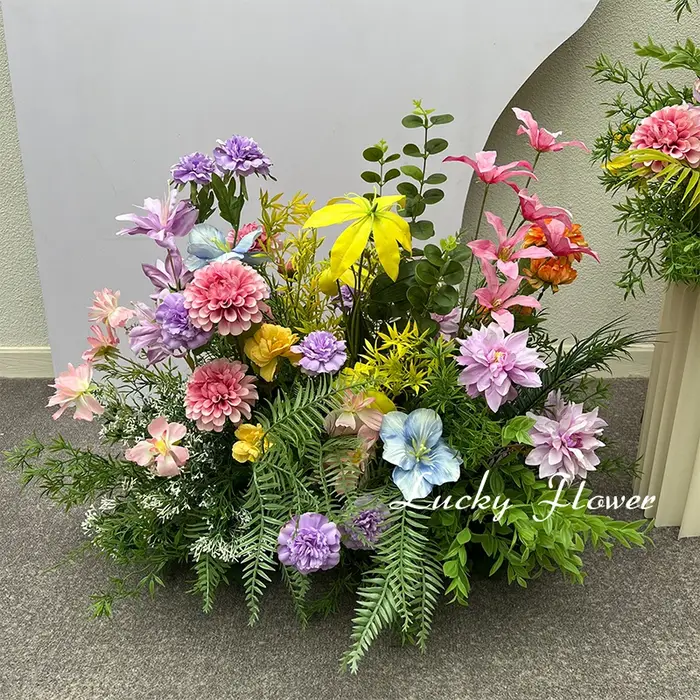 Monet – fleurs artificielles de Style jardin