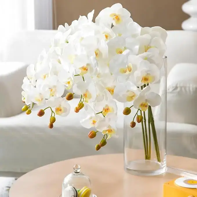 Branches de fleurs artificielles Phalaenopsis