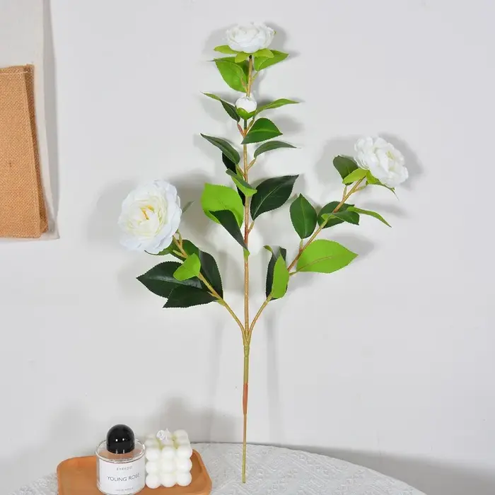 10 pièces de fleurs artificielles en soie