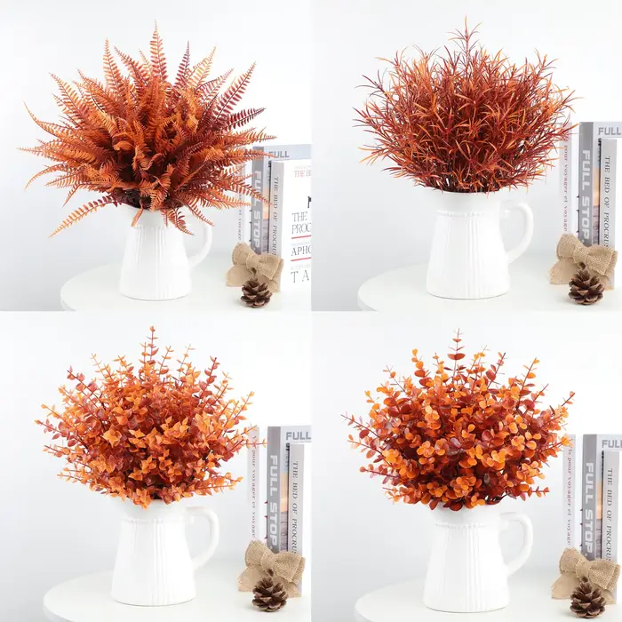 Fleurs artificielles d'automne pour la décoration de la maison