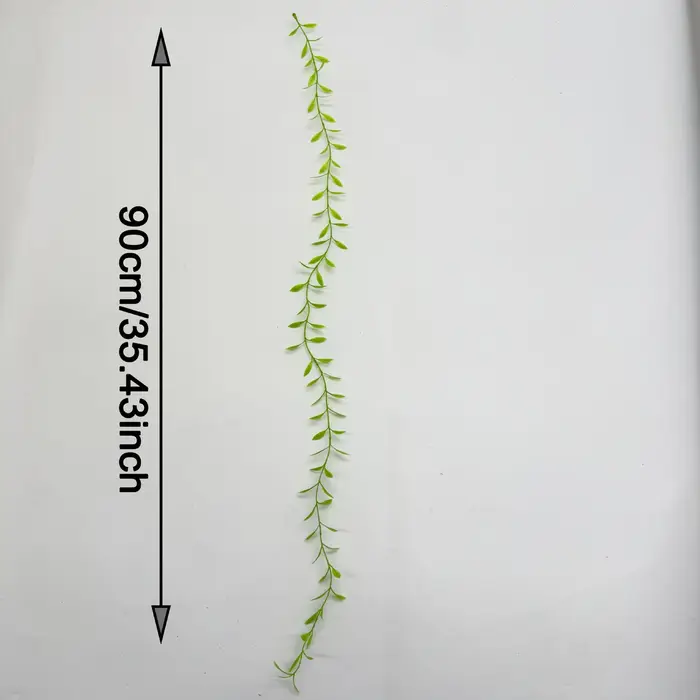 45 pièces de rideaux de lierre réaliste en forme de saule pleureur