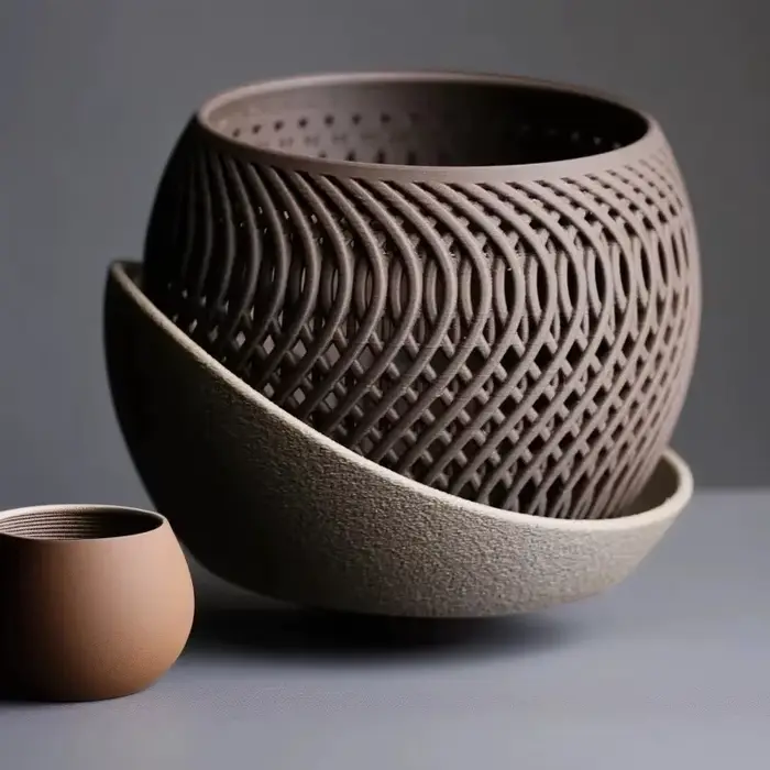 Pot de fleurs imprimé en 3D