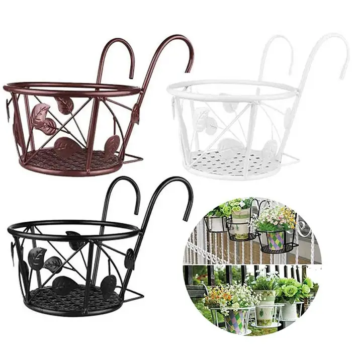 Support en fer pour plantes en plein air