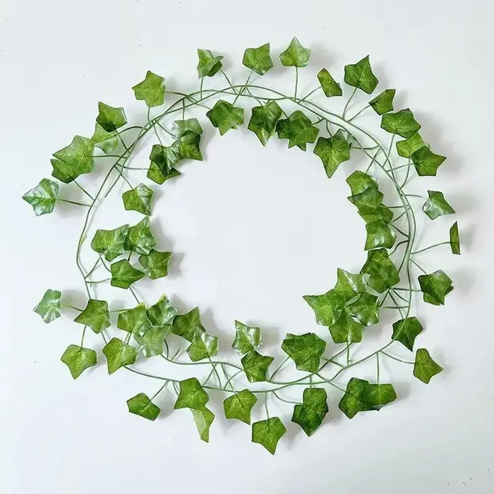 2.1m plante artificielle vigne vert lierre feuille guirlande soie tenture murale