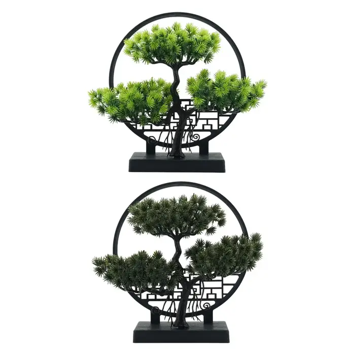 Bonsaï artificiel, plantes artificielles vertes
