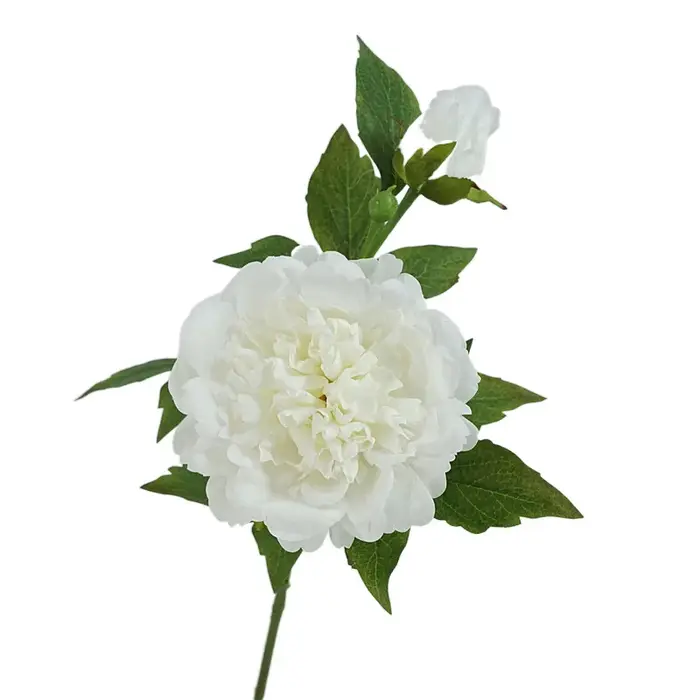 2 têtes de fleurs artificielles pivoine hydratante vraie touche fausses fleurs de luxe décor à la ma