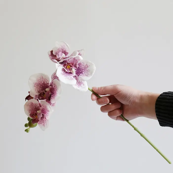 Orchidée artificielle à tige longue 45cm/17 pouces