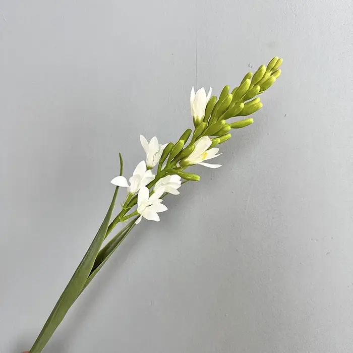2 pièces artificielle jacinthe fleur bourgeon Agapanthus plante soie fausses fleurs Simulation nuit 