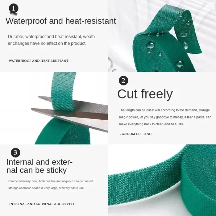 Attaches pour plantes en nylon réutilisables