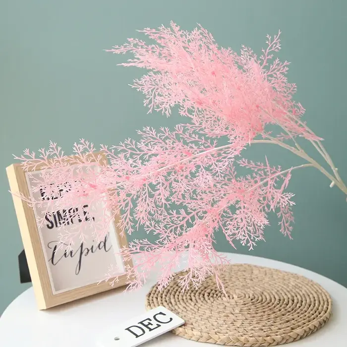Fleurs artificielles en plastique pour décoration de fond