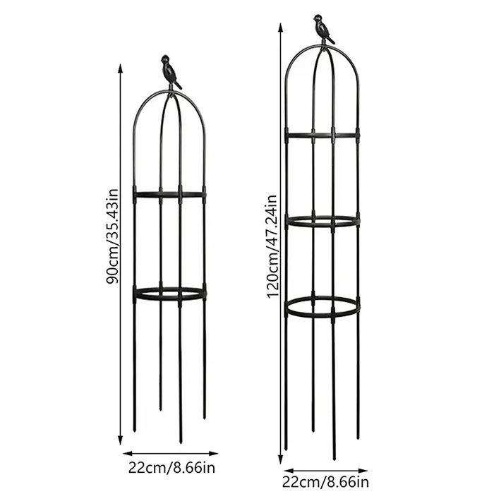 Support de jardin en treillis pour plantes grimpantes