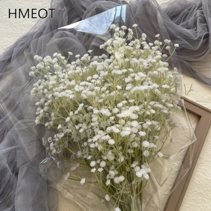 Bouquets de Fleurs Artificielles pouvez-vous psophila en Plastique