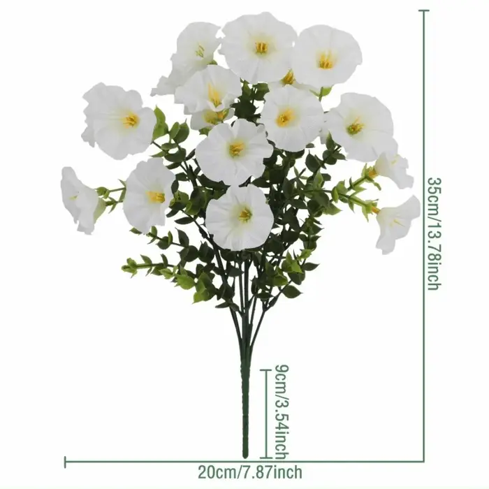Plantes artificielles, fausses fleurs de primula, bouquet de violets réalistes simulés pour bricolag