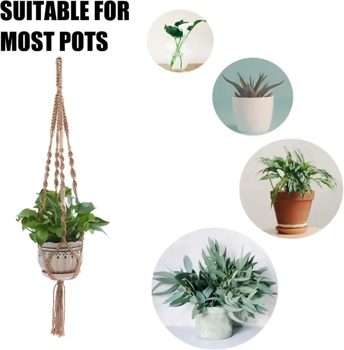 Panier suspendu décoratif pour plantes
