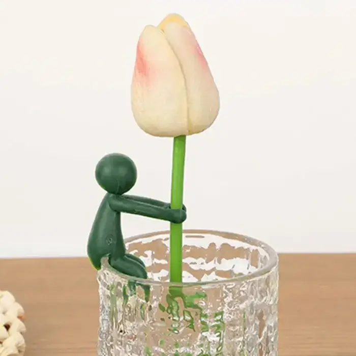 Nouveau produit support de plante créatif petit caractère culture de plantes intérieur fleur