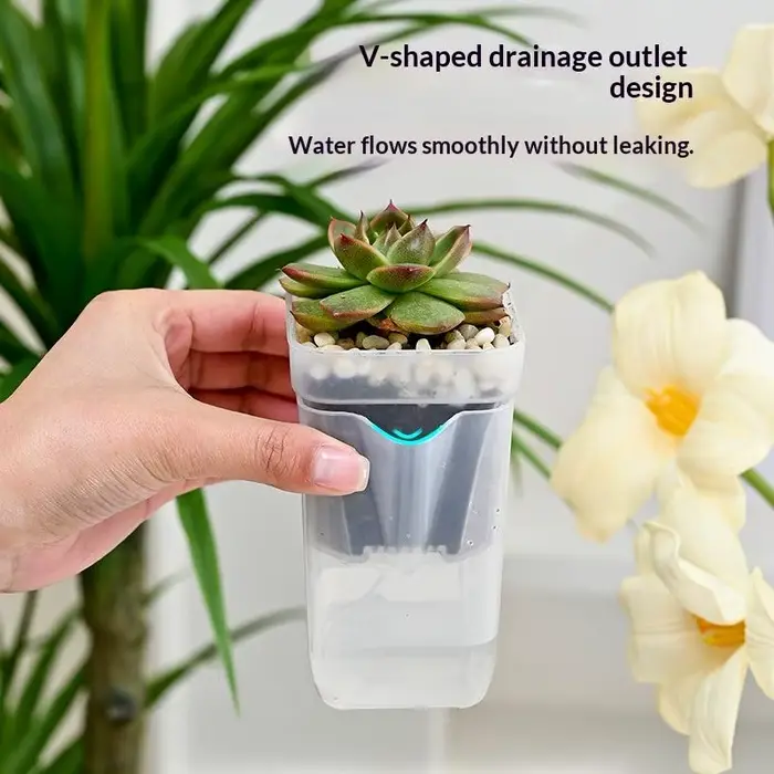 Pots auto-arrosants, pots de pépinière avec trous de drainage