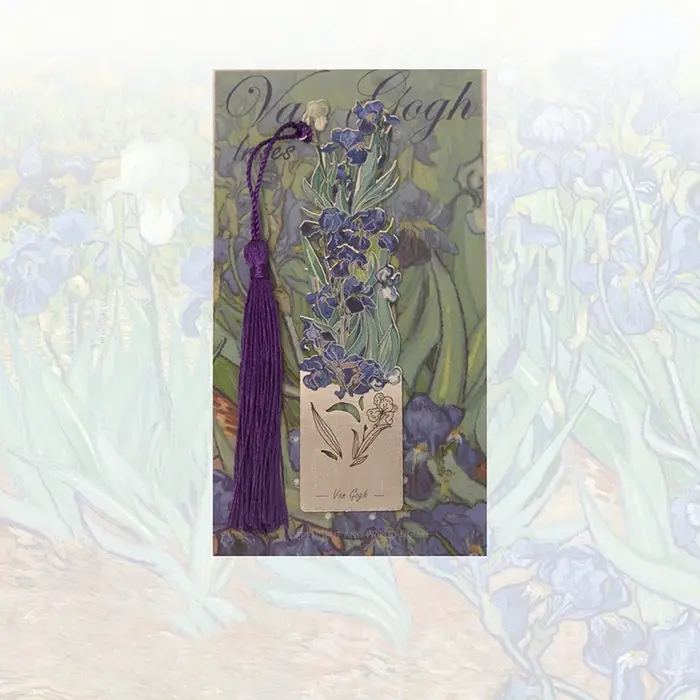 Marque-page en métal creux pour peinture florale, Clip de Page de livre esthétique, accessoires de m