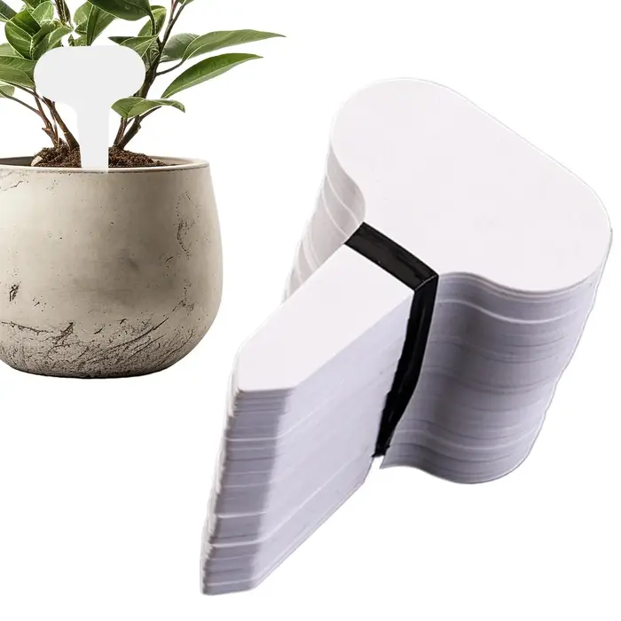 100 étiquettes de jardin en PVC pour plantes en pot