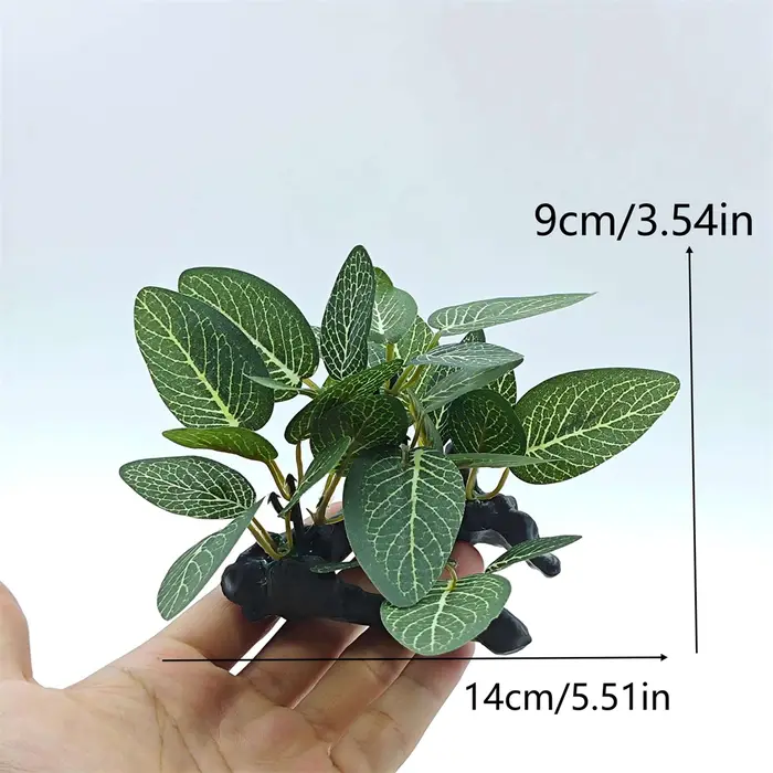Plante de simulation d'aquarium en plastique