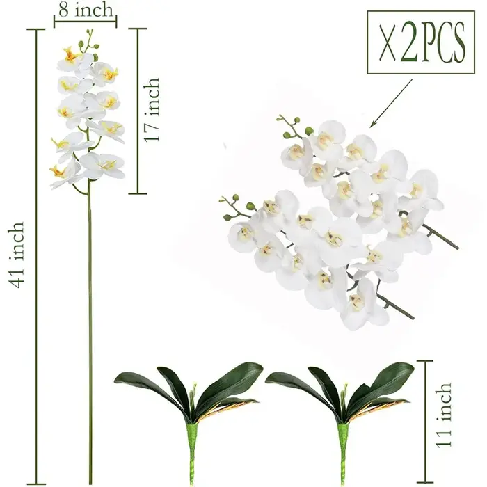 Fleurs artificielles phalaenopsis