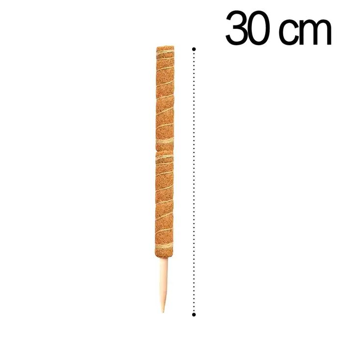 Poteau de soutien en fibre de coco pour plantes grimpantes