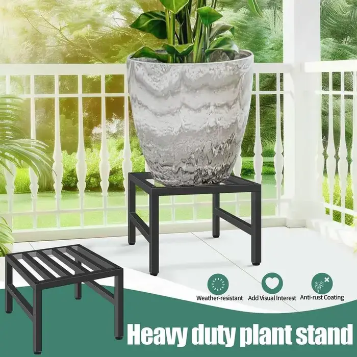 Support de Pot de fleur en métal, présentoir de plantes, décoration robuste, support de jardinière, 