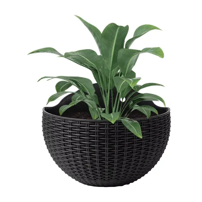 Pot de fleurs mural exquis en plastique