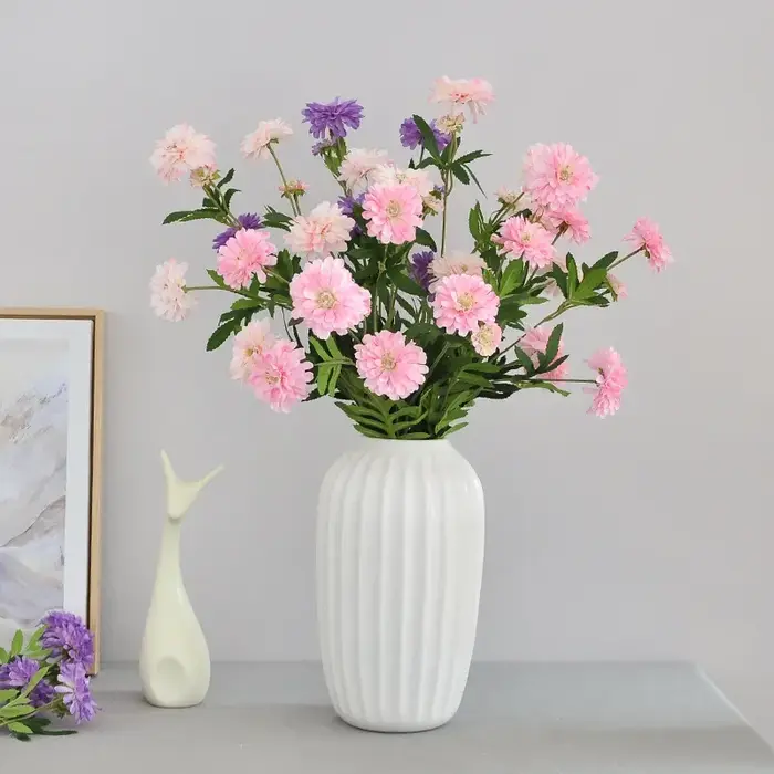 Fleur artificielle de chrysanthème pour la décoration de la maison