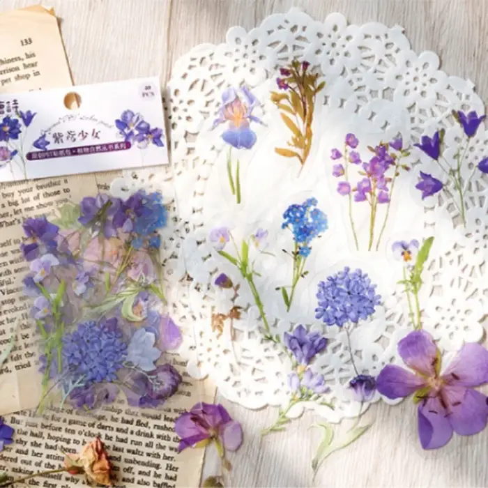 Autocollants décoratifs en forme de plantes et de fleurs pour animaux de compagnie