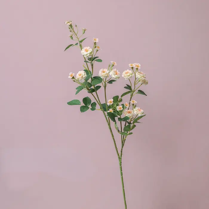Fleur de simulation de rose longue branche