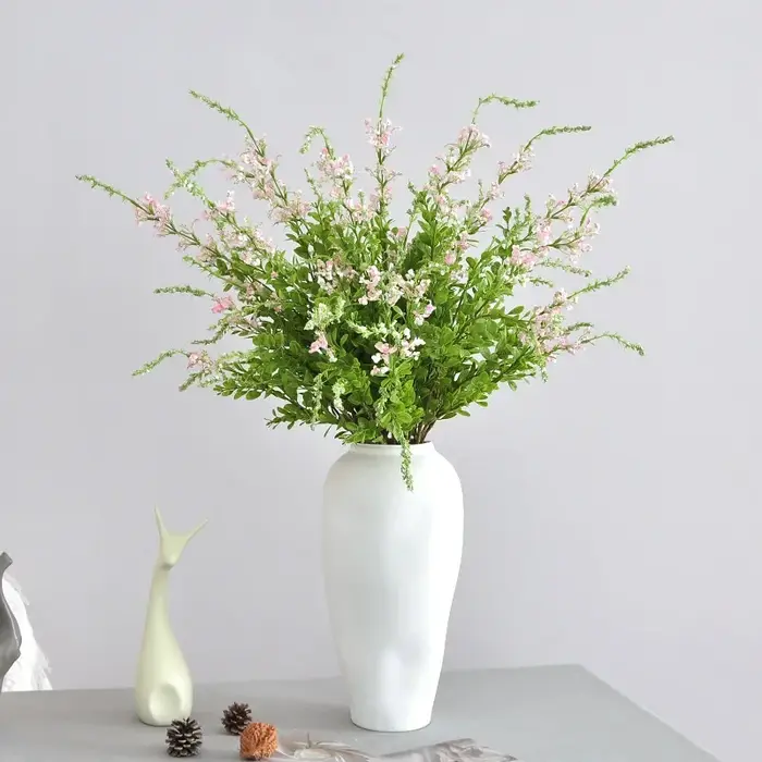 Assy enge-Fausse fleur verte artificielle