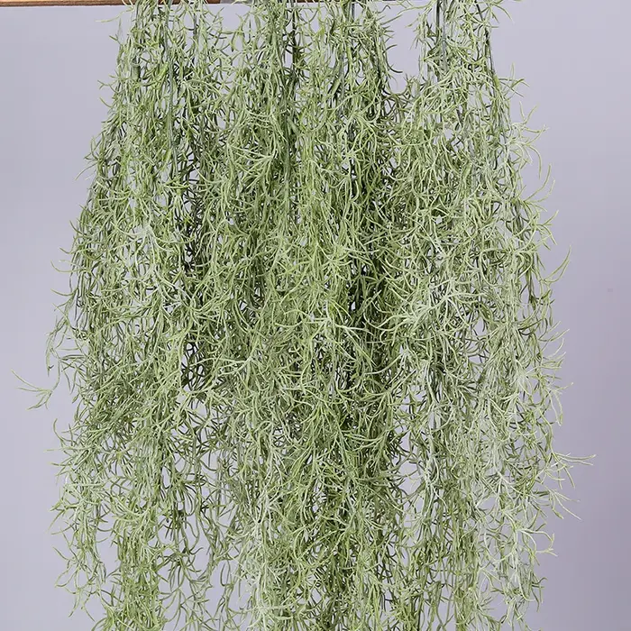 107cm Air herbe plantes vertes longue vigne suspendue rotin fleur artificielle en plastique