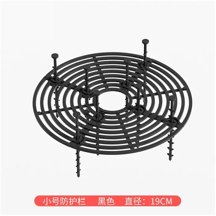 1PC Pot de plante garde de sol avec clous Pot de plante grille Pot de fleur couverture bébé sécurité
