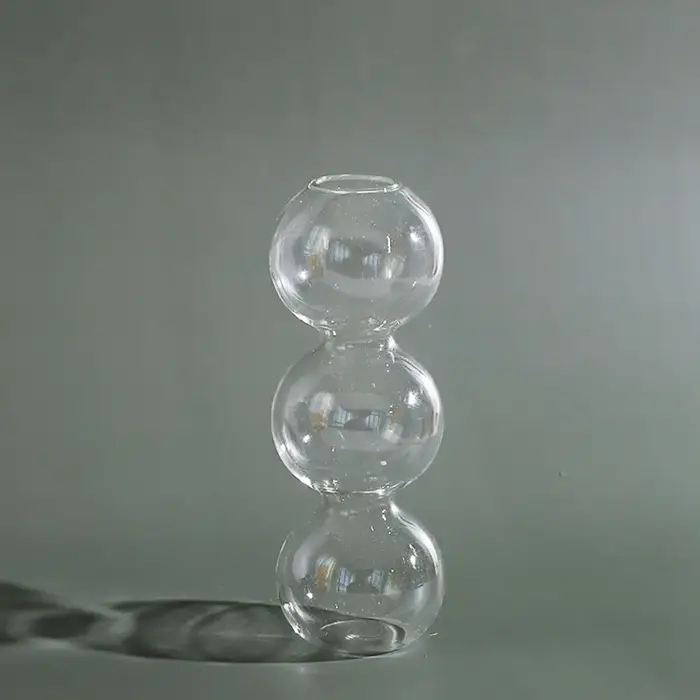 Vase en verre pour plantes hydroponiques, style nordique INS, pour salon, décoration de table, décor