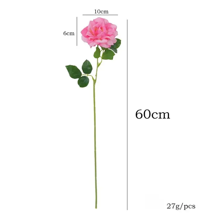 12 pièces de fleurs artificielles de haute qualité