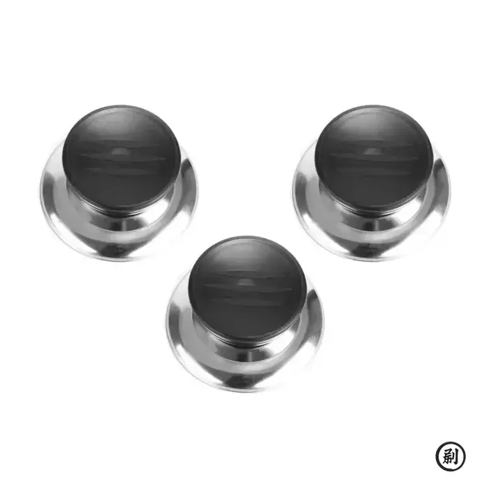 (3 pièces) bouton de Pot en verre en plastique universel