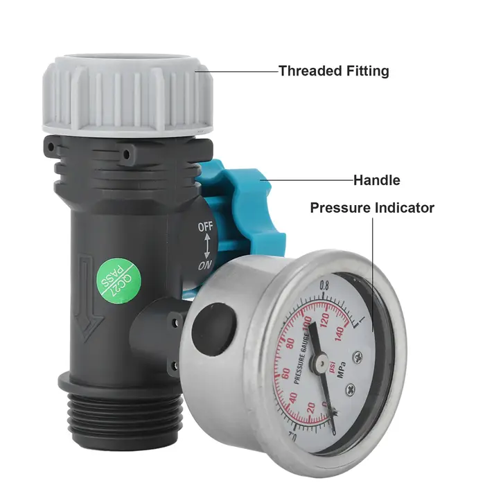 Vanne de régulation de pression d'eau réglable G3/4 pouces