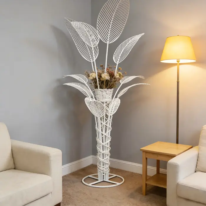 Décoration de bananier simulé en métal